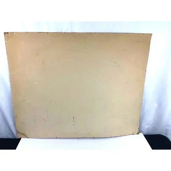 VTG Mid-Century Print Twilight Valley by Kenset 1945 Unframed 24"x28" - Picture 12 of 12